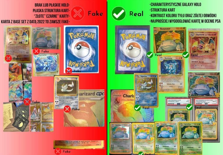 Jak rozpoznać oryginalne karty Pokemon?