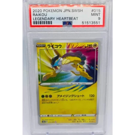 Karta Pokemon Raikou 015 s3a – PSA 9 (Mint) [51513551]