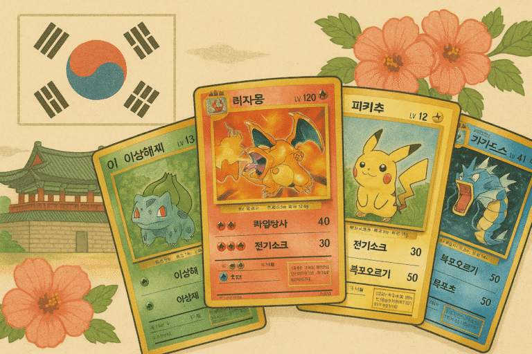 Czym się różnią koreańskie karty Pokemon (KR) od japońskich (JP) i angielskich (EN)?