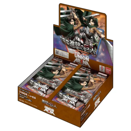 Karty kolekcjonerskie Attack on Titan JAPAN Booster Box Japoński [Union Arena]