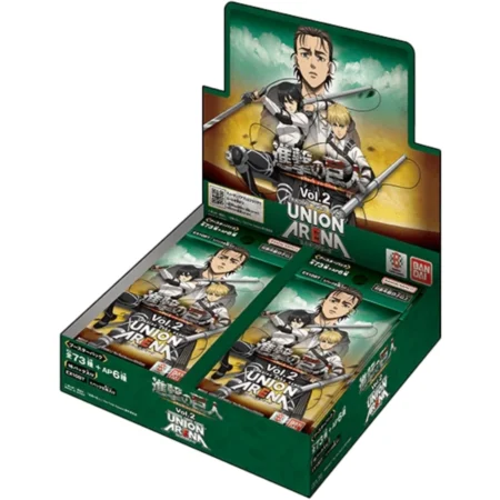 Karty kolekcjonerskie Attack on Titan Vol. 2 JAPAN Booster Box Japoński [Union Arena EX10BT]
