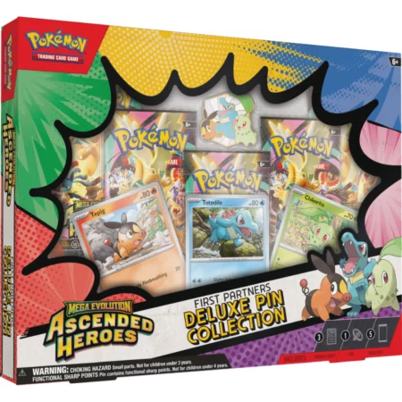 Pokemon TCG Mega Evolution Ascended Heroes - Deluxe Pin Collection First Partners