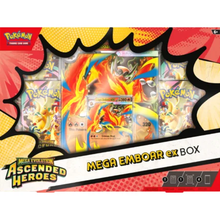 Pokemon TCG Mega Evolution Ascended Heroes - Emboar ex Box