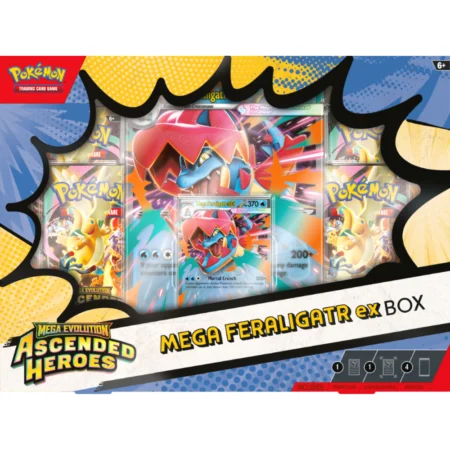 Pokemon TCG Mega Evolution Ascended Heroes - Feraligatr ex Box