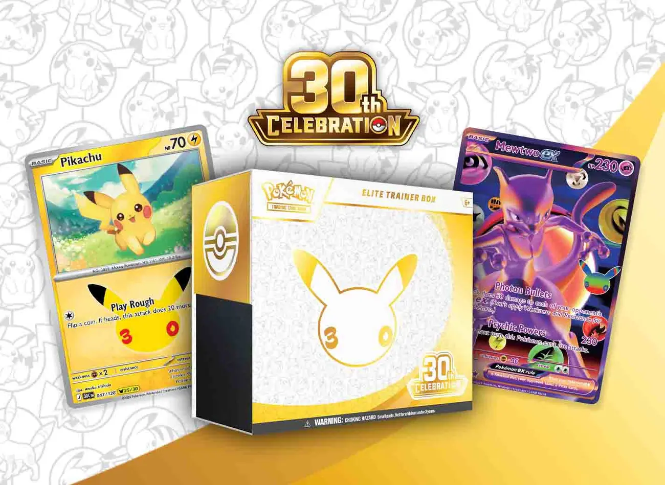 Przedsprzedaż zestawów Pokemon z okazji 30-lecia. Dlaczego wcześniejsza rezerwacja to jeden ze sposobów na możliwe ominięcie spekulacyjnych cen?
