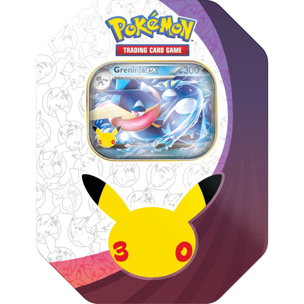 Pokemon TCG - 30th Celebration - Tin - Greninja ex